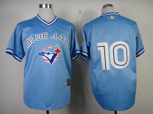 Cheap Custom Men Toronto Blue Jays Powder Blue Throwback MLB Jerseys